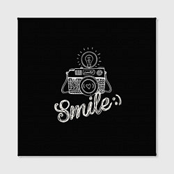 Холст квадратный Smile, цвет: 3D-принт — фото 2