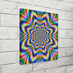 Холст квадратный Красочная иллюзия, цвет: 3D-принт — фото 2