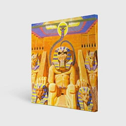Холст квадратный Iron Maiden: Pharaon, цвет: 3D-принт