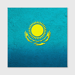 Холст квадратный Флаг Казахстана, цвет: 3D-принт — фото 2