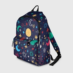 Рюкзак Звездное небо, цвет: 3D-принт