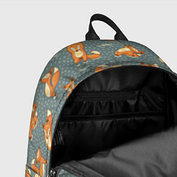 Рюкзак Foxes Yoga, цвет: 3D-принт — фото 2