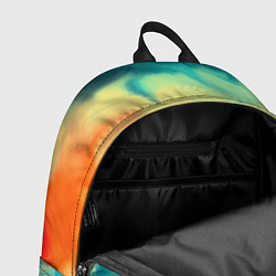 Рюкзак Разноцветная акварель, цвет: 3D-принт — фото 2