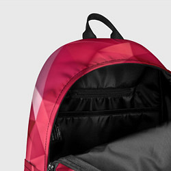 Рюкзак Розовые грани, цвет: 3D-принт — фото 2