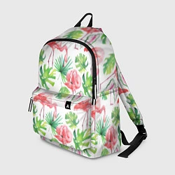 Рюкзак Фламинго в тропиках, цвет: 3D-принт