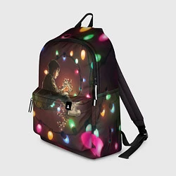 Рюкзак Парень с лампочками, цвет: 3D-принт