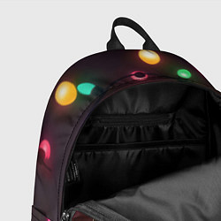 Рюкзак Парень с лампочками, цвет: 3D-принт — фото 2