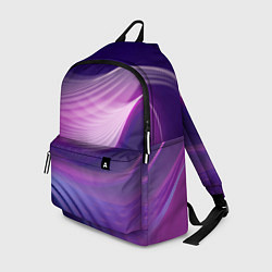 Рюкзак Фиолетовые Волны, цвет: 3D-принт