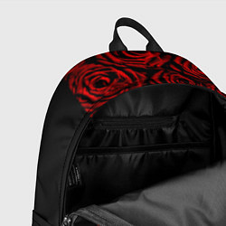 Рюкзак Унисекс / Красные розы, цвет: 3D-принт — фото 2