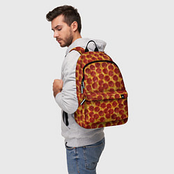 Рюкзак Пицца пепперони, цвет: 3D-принт — фото 2