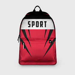 Рюкзак Sport: Red Style, цвет: 3D-принт — фото 2