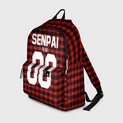 Рюкзак Senpai 00: Red Grid