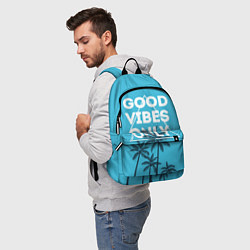 Рюкзак Good vibes only, цвет: 3D-принт — фото 2