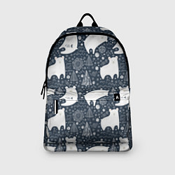 Рюкзак Белые медведи, цвет: 3D-принт — фото 2
