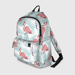 Рюкзак Узор фламинго и тропических растений