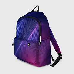 Рюкзак Фиолетово 3d волны 2020