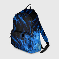 Рюкзак BLUE FIRE FLAME, цвет: 3D-принт