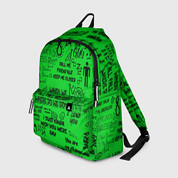 Рюкзак GREEN BILLIE EILISH, цвет: 3D-принт