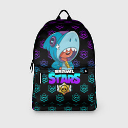 Рюкзак Brawl stars leon shark, цвет: 3D-принт — фото 2