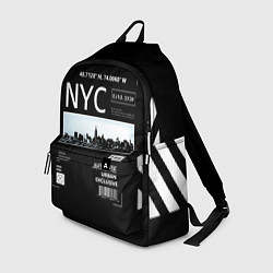 Рюкзак Off-White: NYC цвета 3D-принт — фото 1