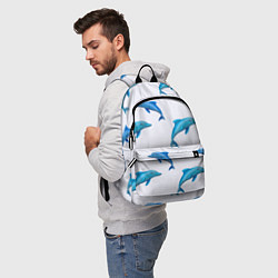 Рюкзак Рай для дельфина, цвет: 3D-принт — фото 2