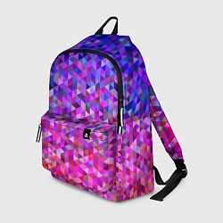 Рюкзак Треугольники мозаика пиксели, цвет: 3D-принт