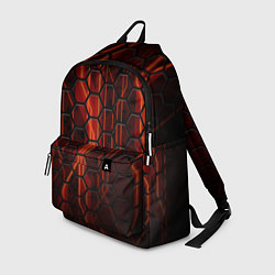 Рюкзак Огненные соты, цвет: 3D-принт