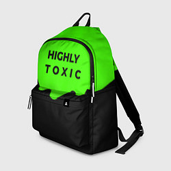 Рюкзак HIGHLY toxic 0 2, цвет: 3D-принт