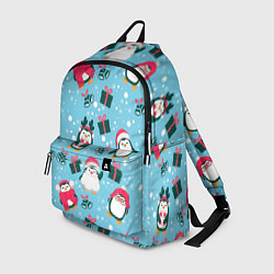 Рюкзак Новогодние Пингвины
