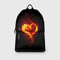 Рюкзак Пламенное сердце, цвет: 3D-принт — фото 2