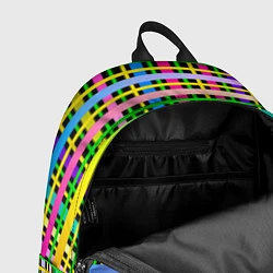 Рюкзак Цветной беспредел, цвет: 3D-принт — фото 2