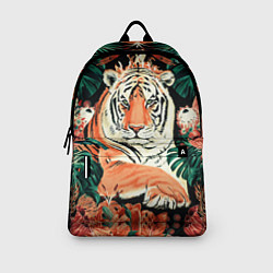 Рюкзак Огненный Тигр в Цветах, цвет: 3D-принт — фото 2