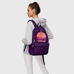 Рюкзак Закат на озере, цвет: 3D-принт — фото 2