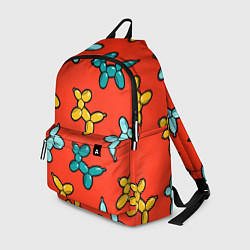 Рюкзак Собачки шарики, цвет: 3D-принт