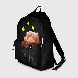 Рюкзак Цветок и бабочка, цвет: 3D-принт