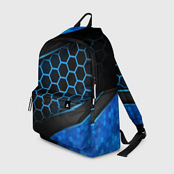 Рюкзак 3D luxury blue 3Д СОТЫ и плиты, цвет: 3D-принт