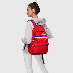 Рюкзак Сборная Сербии, цвет: 3D-принт — фото 2