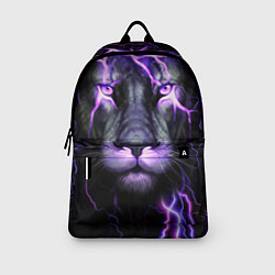Рюкзак НЕОНОВЫЙ ЛЕВ NEON LION, цвет: 3D-принт — фото 2