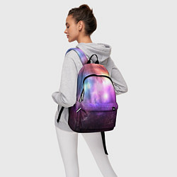 Рюкзак Космос, сияние и звезды, цвет: 3D-принт — фото 2