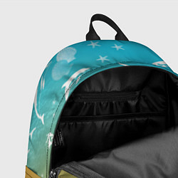 Рюкзак Морское ассорти, цвет: 3D-принт — фото 2