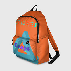 Рюкзак BE YOUR SELF, цвет: 3D-принт