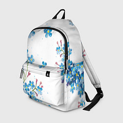 Рюкзак Букет голубых цветов, цвет: 3D-принт