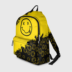 Рюкзак Nirvana Smile Нирвана Рваный Паттерн, цвет: 3D-принт
