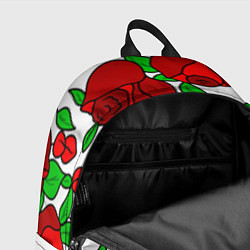 Рюкзак Светлана в розах, цвет: 3D-принт — фото 2