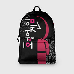 Рюкзак ИГРА В КАЛЬМАРА ТРЕУГОЛЬНИК SQUID GAME, цвет: 3D-принт — фото 2