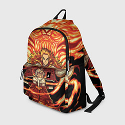 Рюкзак Пламенный столб Ренгоку Кенджуро, цвет: 3D-принт