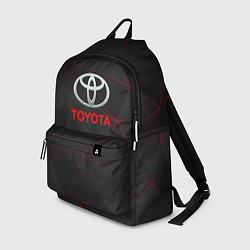 Рюкзак Toyota Тонкие линии неона, цвет: 3D-принт