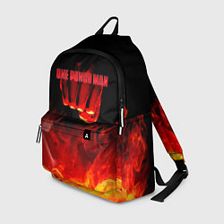 Рюкзак Кулак One Punch-Man в огне, цвет: 3D-принт