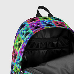 Рюкзак МАЙНКРАФТ MINECRAFT ЦВЕТНЫЕ КРИПЕРЫ, цвет: 3D-принт — фото 2