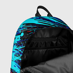 Рюкзак Cyberpunk 2077 Цветные брызги, цвет: 3D-принт — фото 2
